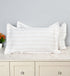Bright King Size Bedsheet with Pillow Covers White
